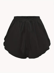 Casual Beach Wear Shorts Tie Waist Women's Clothing