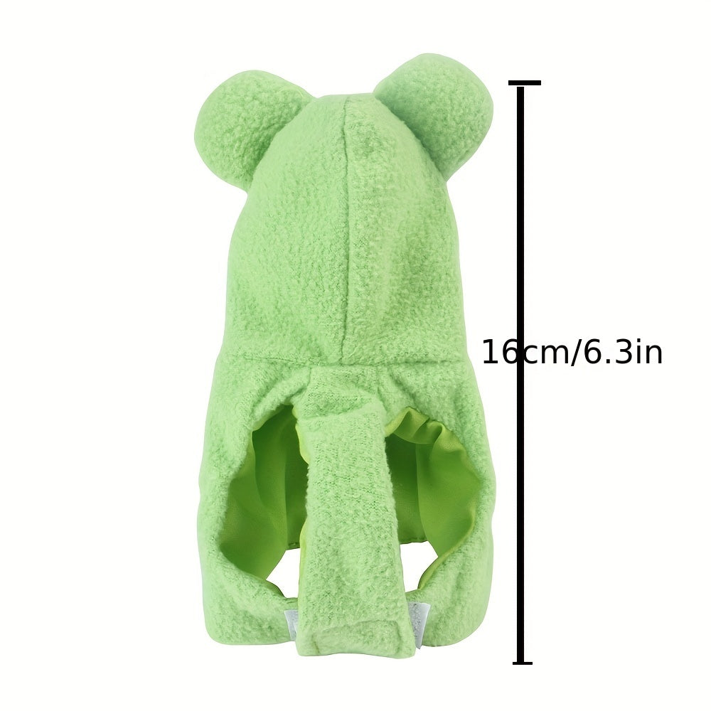 Funny Frog Pet Costume for Birds Creative Cosplay Outfit