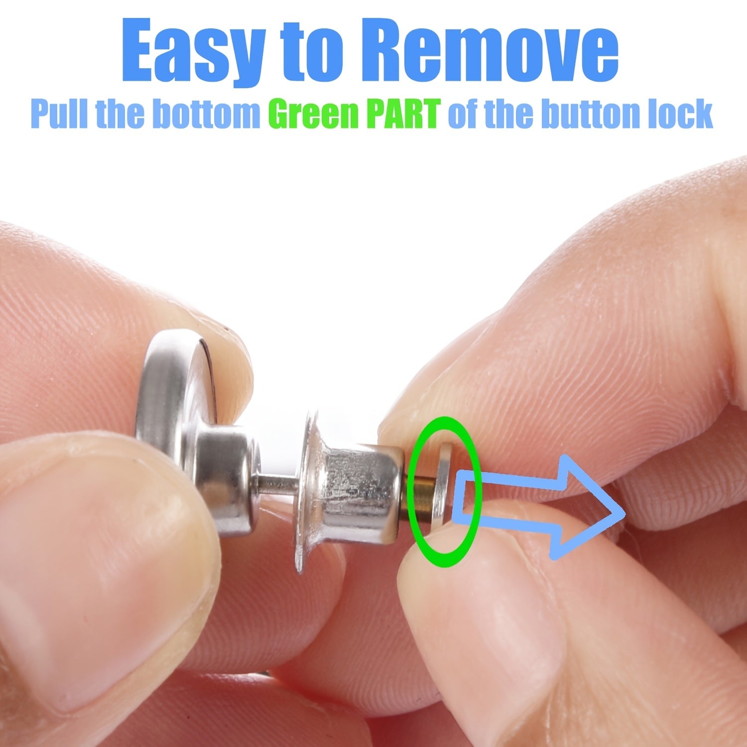8pcs Adjustable Jean Button Pins for Pants Installation
