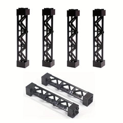 6pcs Train Track Tower Baseplate Support Stent Building Blocks Accessories