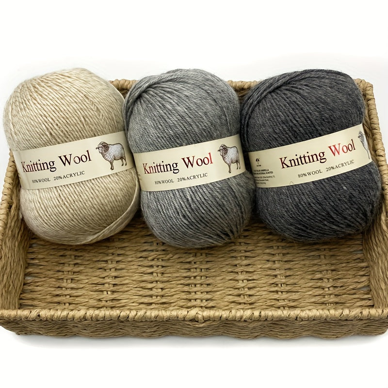 52pcs 4-strand Wool Thread - Australian Wool Blend - Anti-pilling - Soft & Waxy