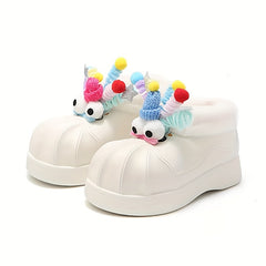Women's Plush Lined Snow Boots Thermal Warm Shoes