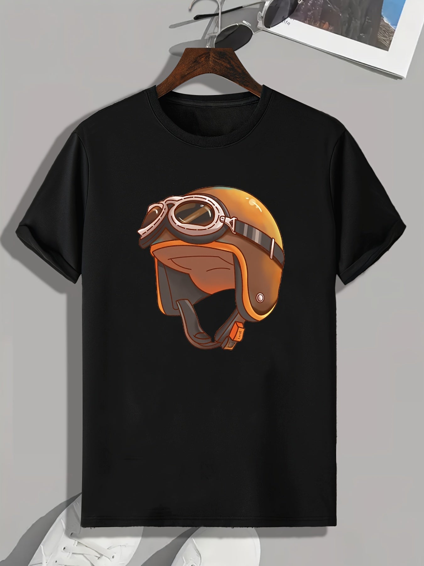 Halloween Pumpkin Men's Graphic T shirt Casual Tee