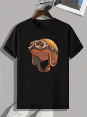 Halloween Pumpkin Men's Graphic T shirt Casual Tee