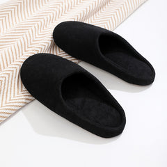 Solid Closed Toe Memory Foam Home Slippers