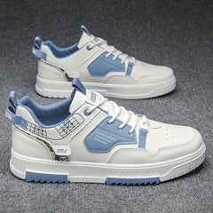 Men's Lace-up Skate Shoes Sporty Low Top Sneakers