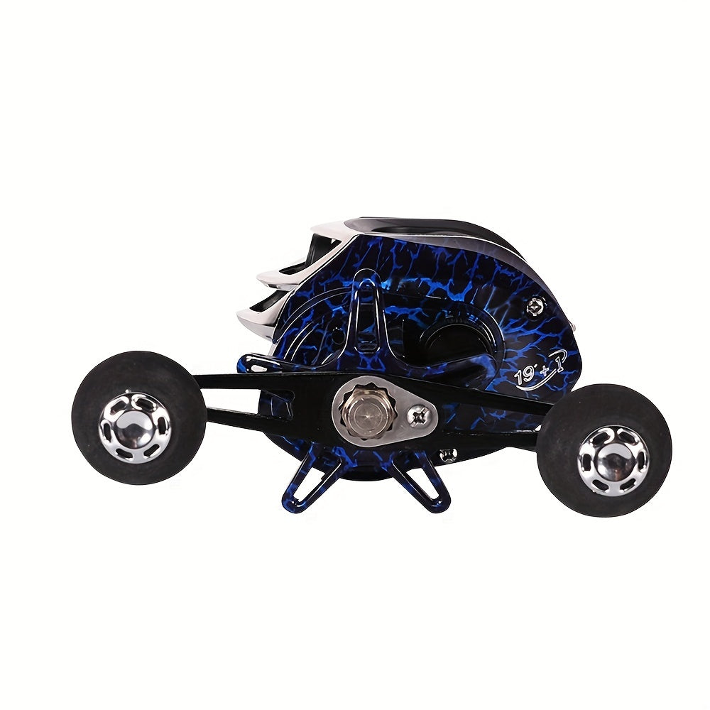 7.2:1 Ratio All Metal Fishing Reel Long Throw Max Drag 10KG