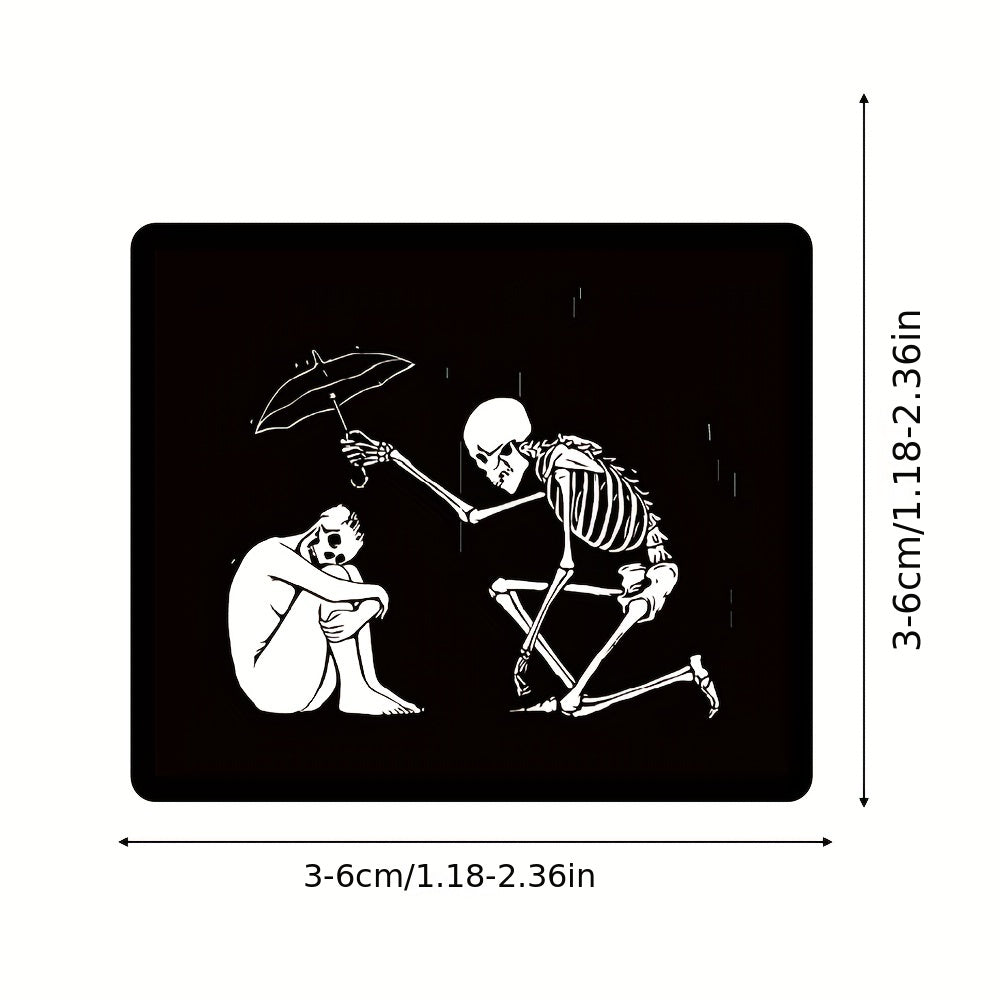 50pcs Horror and Doodle Stickers Waterproof Stickers