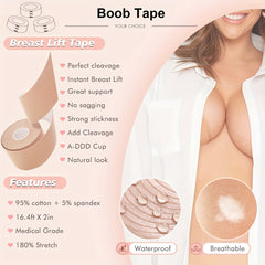 Women's Invisible Bra Nipple Cover Breast Lift Tape Push Up Strapless