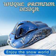 Inflatable Snow Sled Heavy Duty Snow Tube Fun Winter Games
