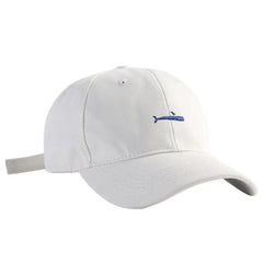 Fish Embroidered Baseball Cap Adjustable Hip Hop Trucker Sun Hat