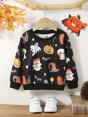 Halloween Ghosts Boys Sweatshirt