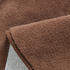 Brown Thickened Carpet for Living Room Coffee Table
