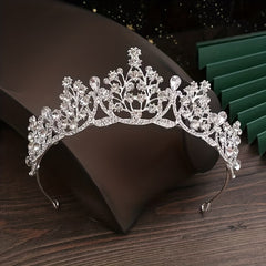 Baroque Style Crown Bridal Headband Wedding Accessories