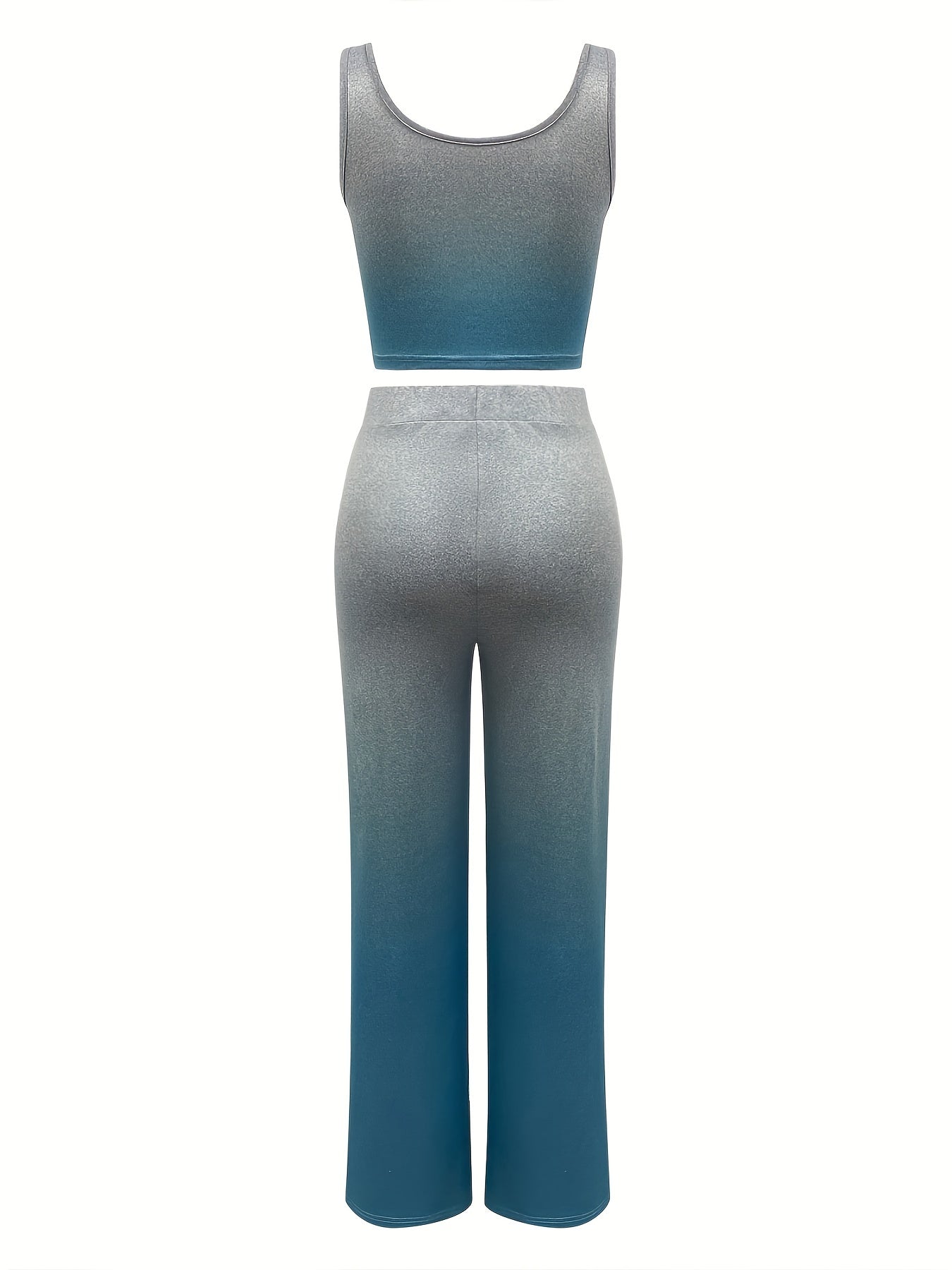 Sleeveless Tank Top & Wide Leg Pants Set for Women