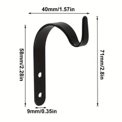 4pcs Wall Mounted Hooks Plant Brackets Hangers Iron Hooks For Hanging
