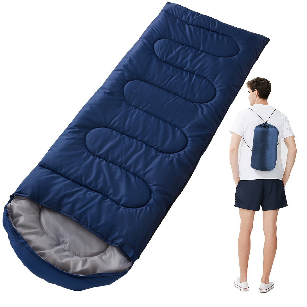 Portable Camping Sleeping Bag with Storage Bag