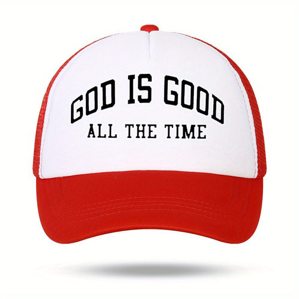 Unisex Sunshade Baseball Cap w/ Letter Embroidery, Adjustab...