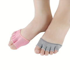 Non Slip Toe Half Socks for High Heels Sweat Absorbent Seamless 40-65kg