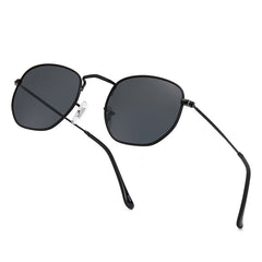 Square Polarized Sunglasses Mirrored Lens for Men and Women