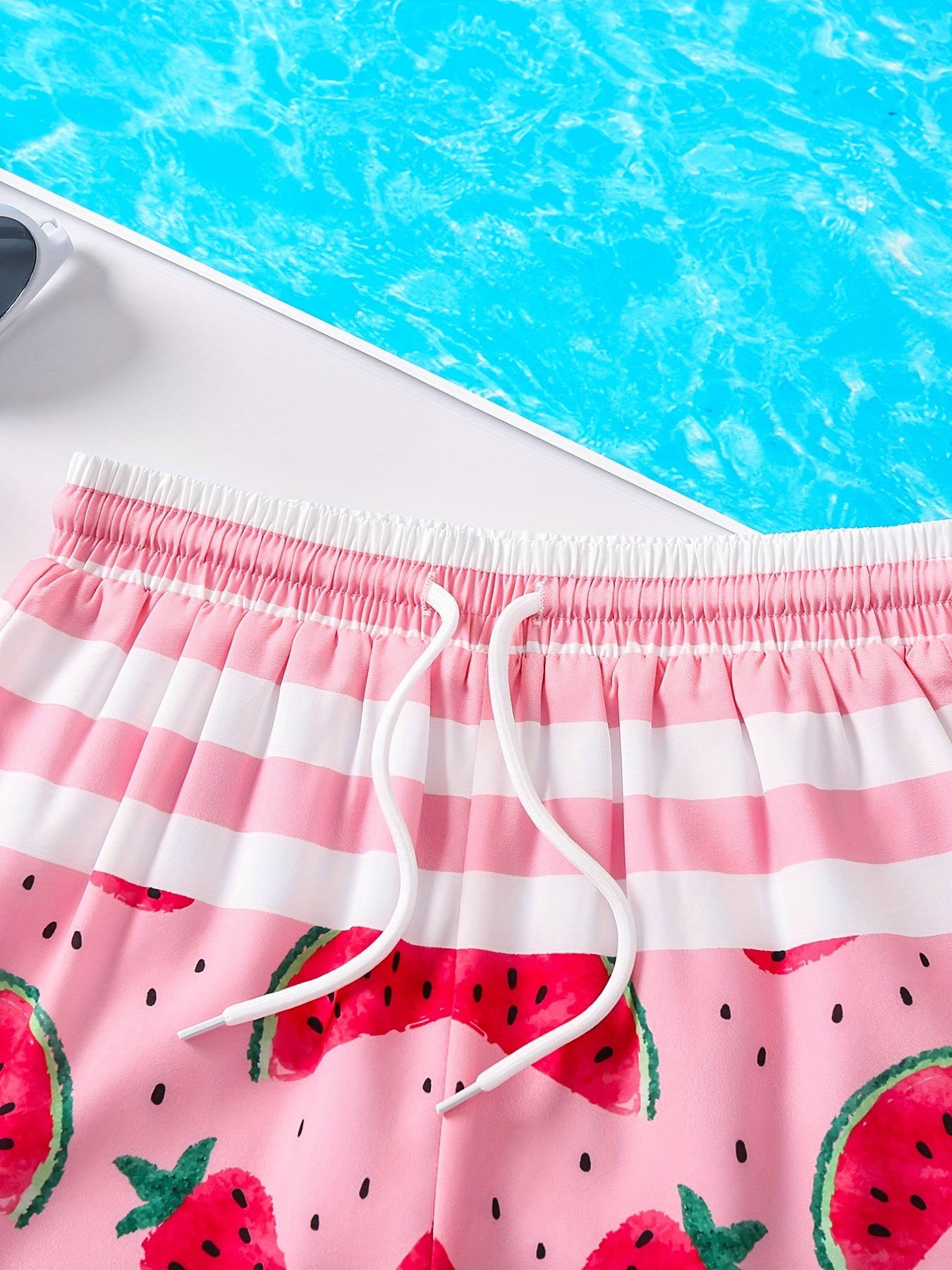 Big Boys Fruit Beach Trunks Kids Swimming Shorts
