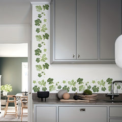 Green Plants Wall Decals Peel and Stick Decor for Bedroom Living Room