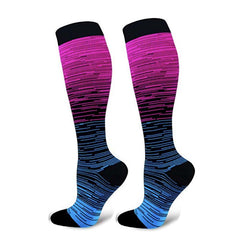 Compression Athletic Socks for Men & Women Quick Drying Over the Calf