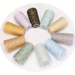 1pc Mixed Yarn Plush Thread Knitting Crocheting Accessories - 100% Polyester 50g