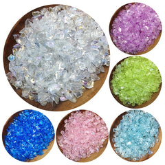 30g Transparent Irregular Glitter Gravel Gem Stones for Crafts