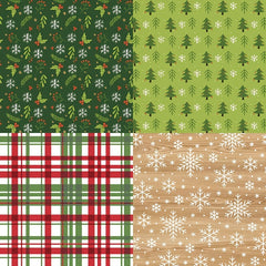 6 inch Retro Christmas Scrapbook Paper DIY Photo Album Journal Diary