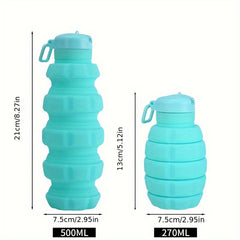 Silicone Grenade Folding Cup for Outdoor Camping Hiking Fitness