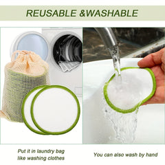 Eco Friendly Reusable Makeup Remover Pads with Washable Bag