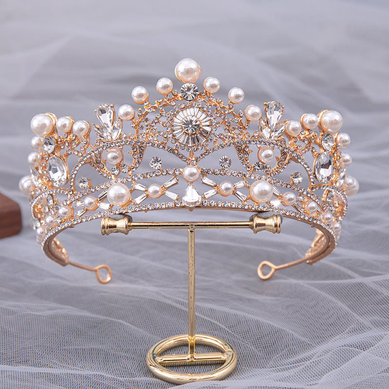 Rhinestone Crown Hairband Bridal Wedding Tiara