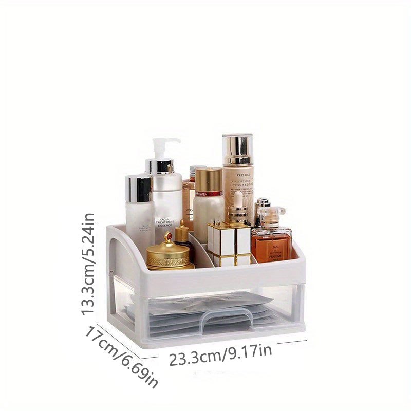 Makeup Organizer with Drawers Cosmetic Display Cases Makeup Storage Box