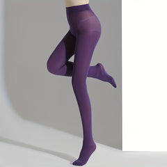 Seamless High Waist Footed Pantyhose Women's Stockings