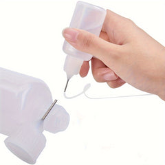 5pcs Needle Tip Glue Applicator Bottle Set 10ml 20ml 30ml