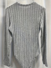 Ribbed Knit Bodysuit Long Sleeve for Fall & Winter