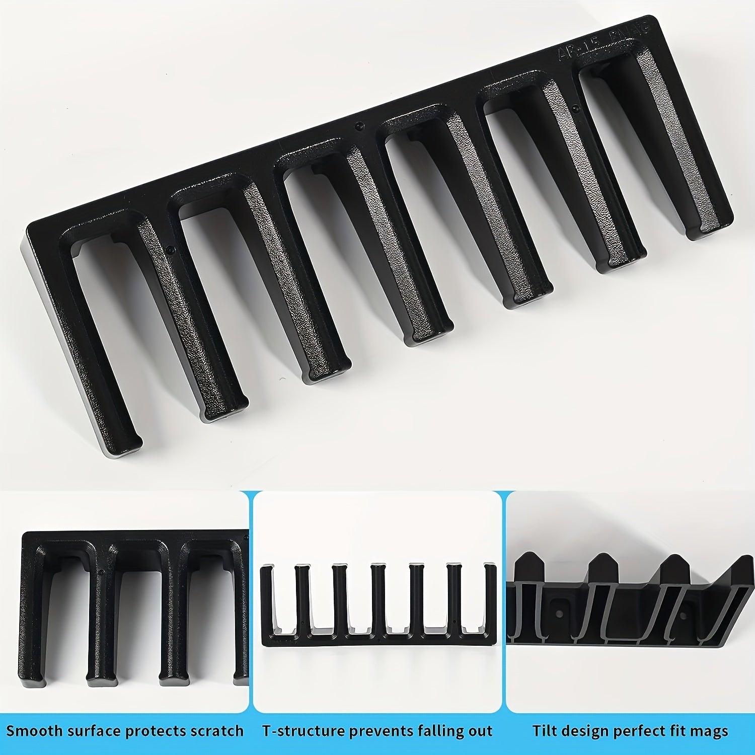 6 Slots Heavy Duty Wall Hanging Storage Rack