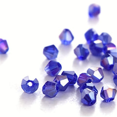 4mm Rhombus Crystal Loose Beads for DIY Jewelry Necklace Bracelet