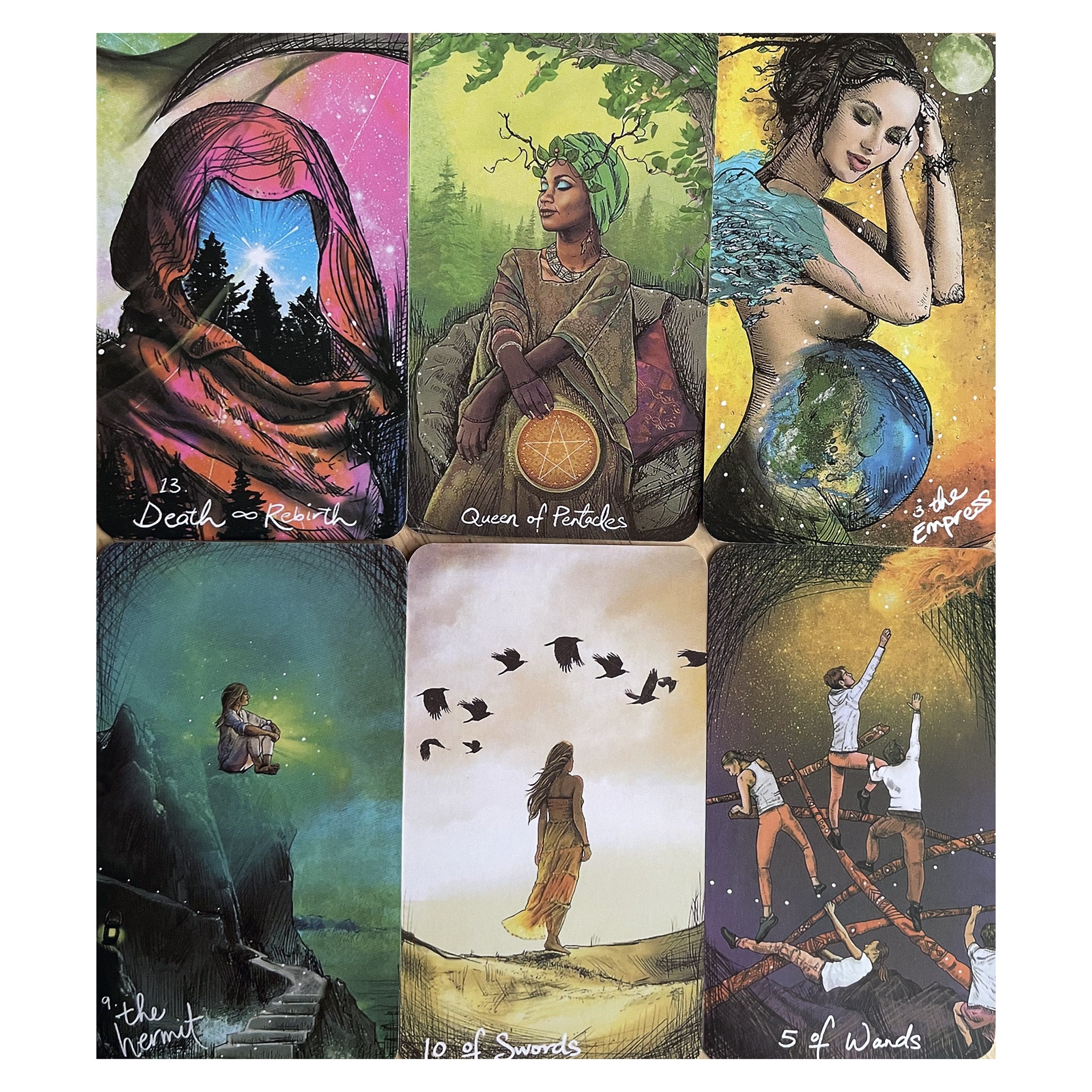 Halloween Tarot Card Game for Divination & Party Games