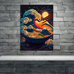 Colorful Ramen Wall Sticker for Kids Room