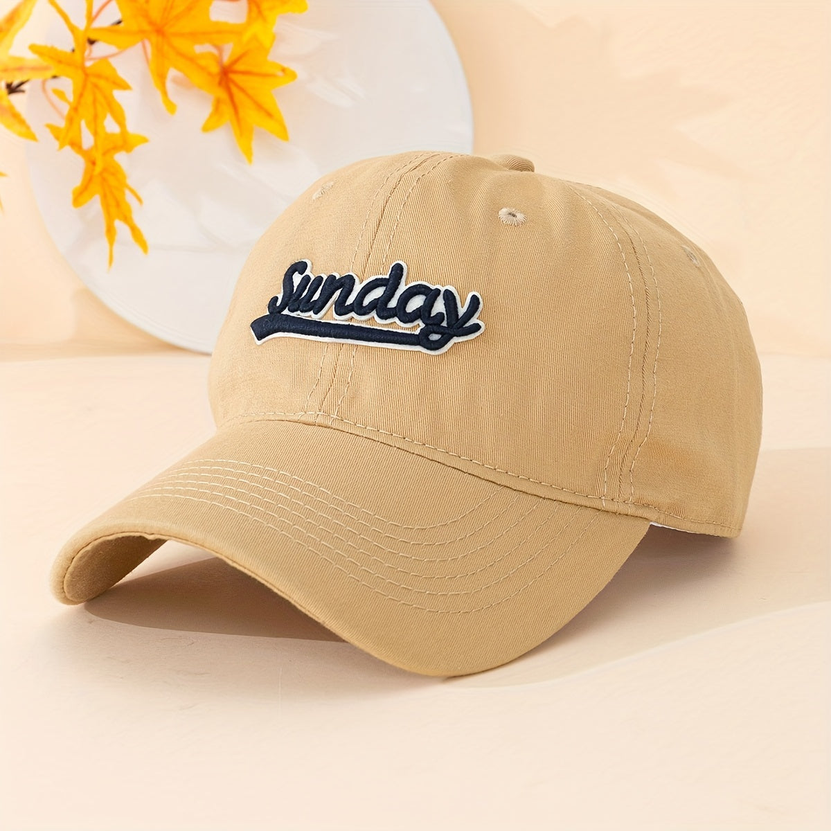 Adjustable Unisex Baseball Cap with Embroidery