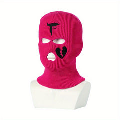 3 Hole Knitted Balaclava Full Face Cover Ski Mask For Men Women