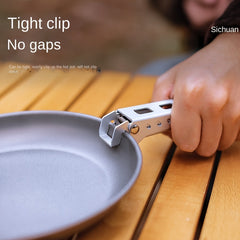 Pot Pan Gripper Hot Plate Bowl Camping Anti-scald Holder Clip