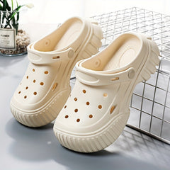 Women's Solid Clogs Casual Garden Shoes - Outdoor Beach Shoes