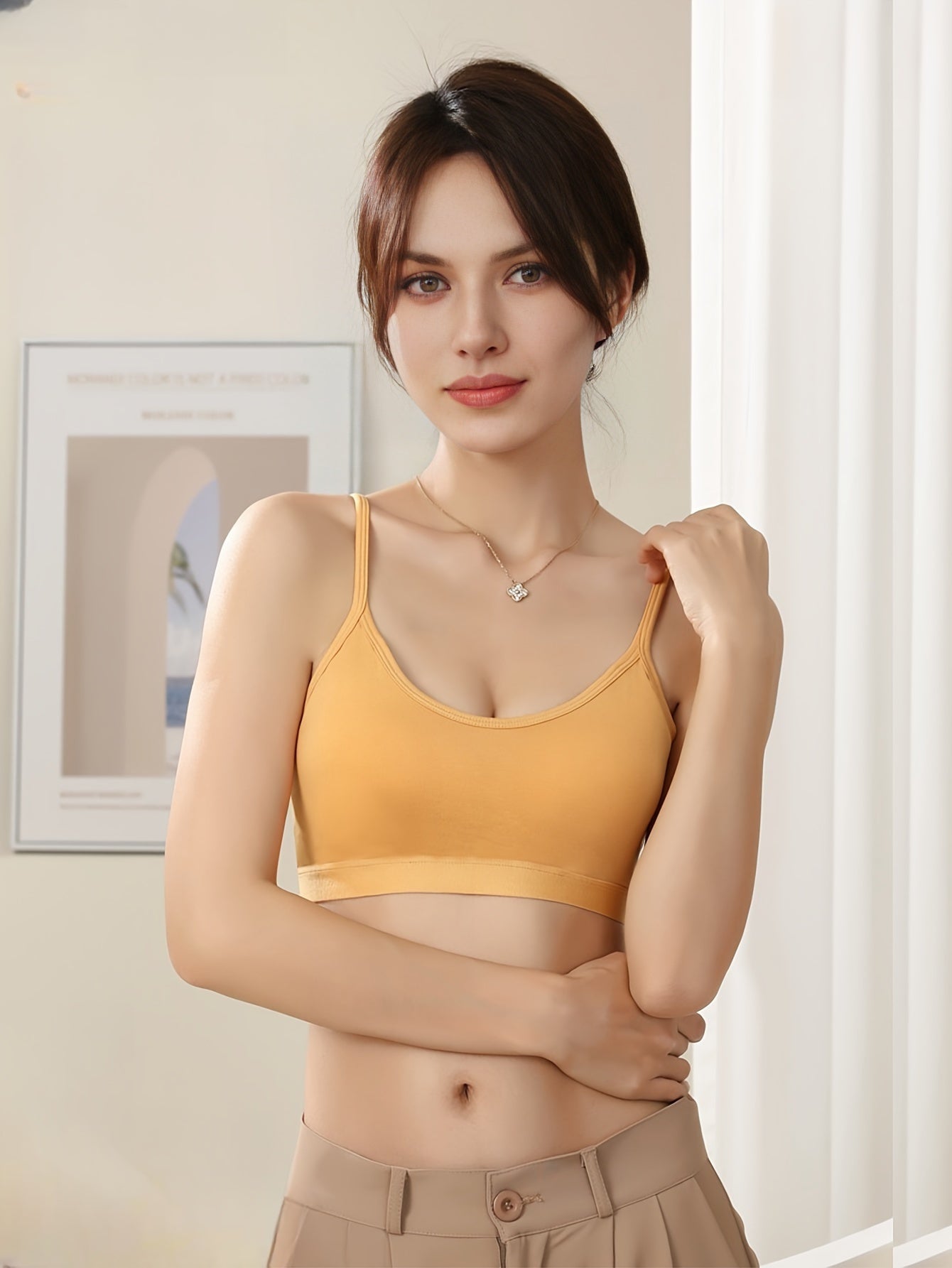 Comfy Wireless Padded Bra Breathable Lingerie
