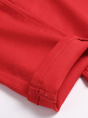 Boys Red Ripped Distressed Skinny Stretch Jeans