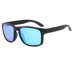 Multicolor Polarized Men's Sunglasses with Zipper Case