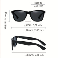 4 Colors Men's Sunglasses Set Classic UV Protection Sunglasses