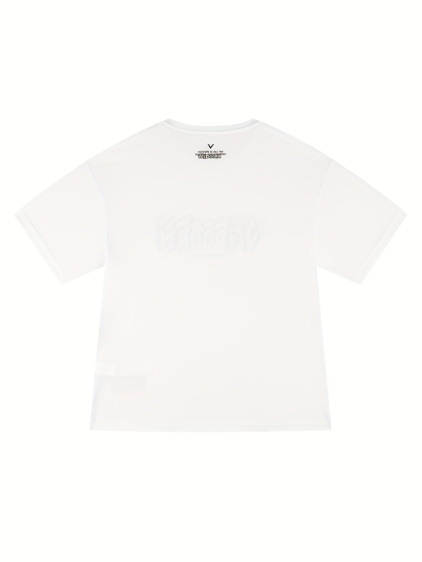 Men's Letter Print T shirt Casual Comfy Slightly Stretch Crew Neck Tee